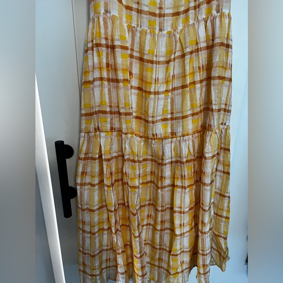 ASTR The Label Orange Yellow Plaid Dress - Picture 8 of 9